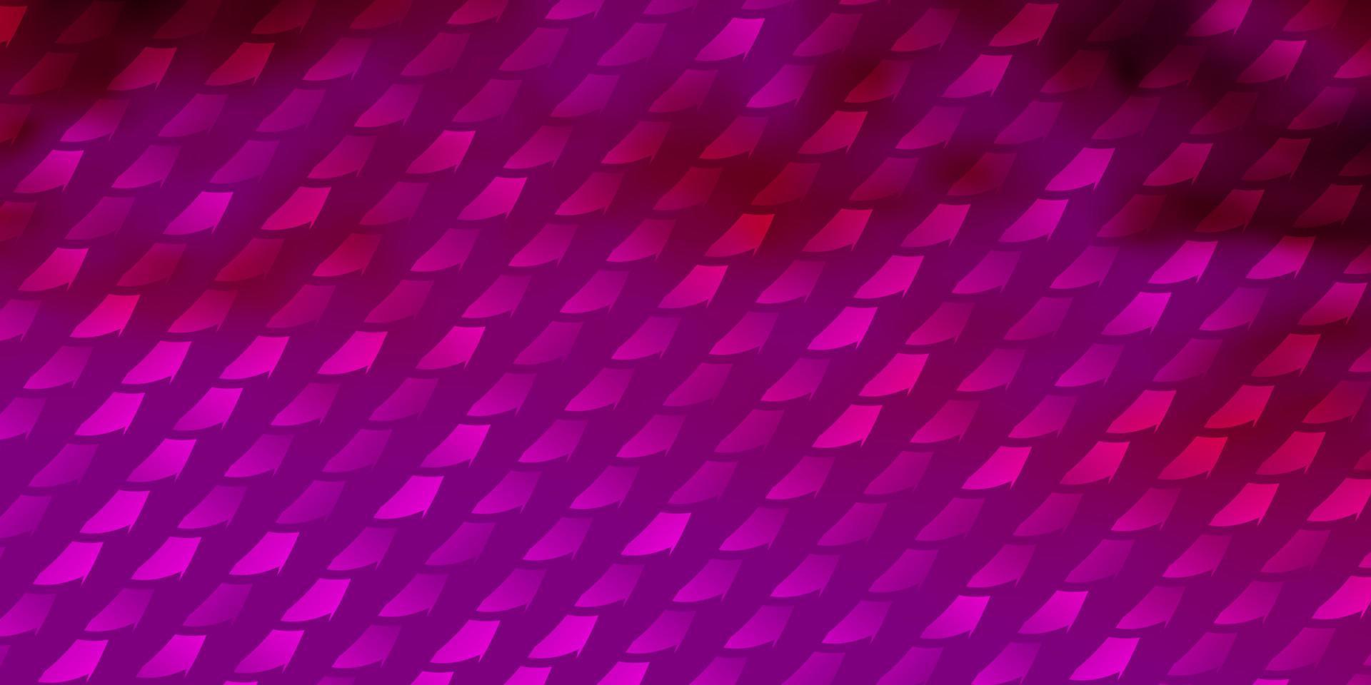 textura de vector rosa claro en estilo rectangular.