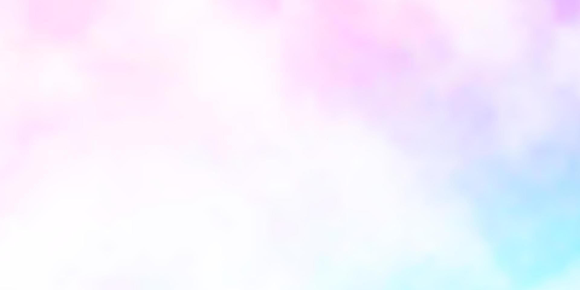 Light Pink, Blue vector template with sky, clouds.