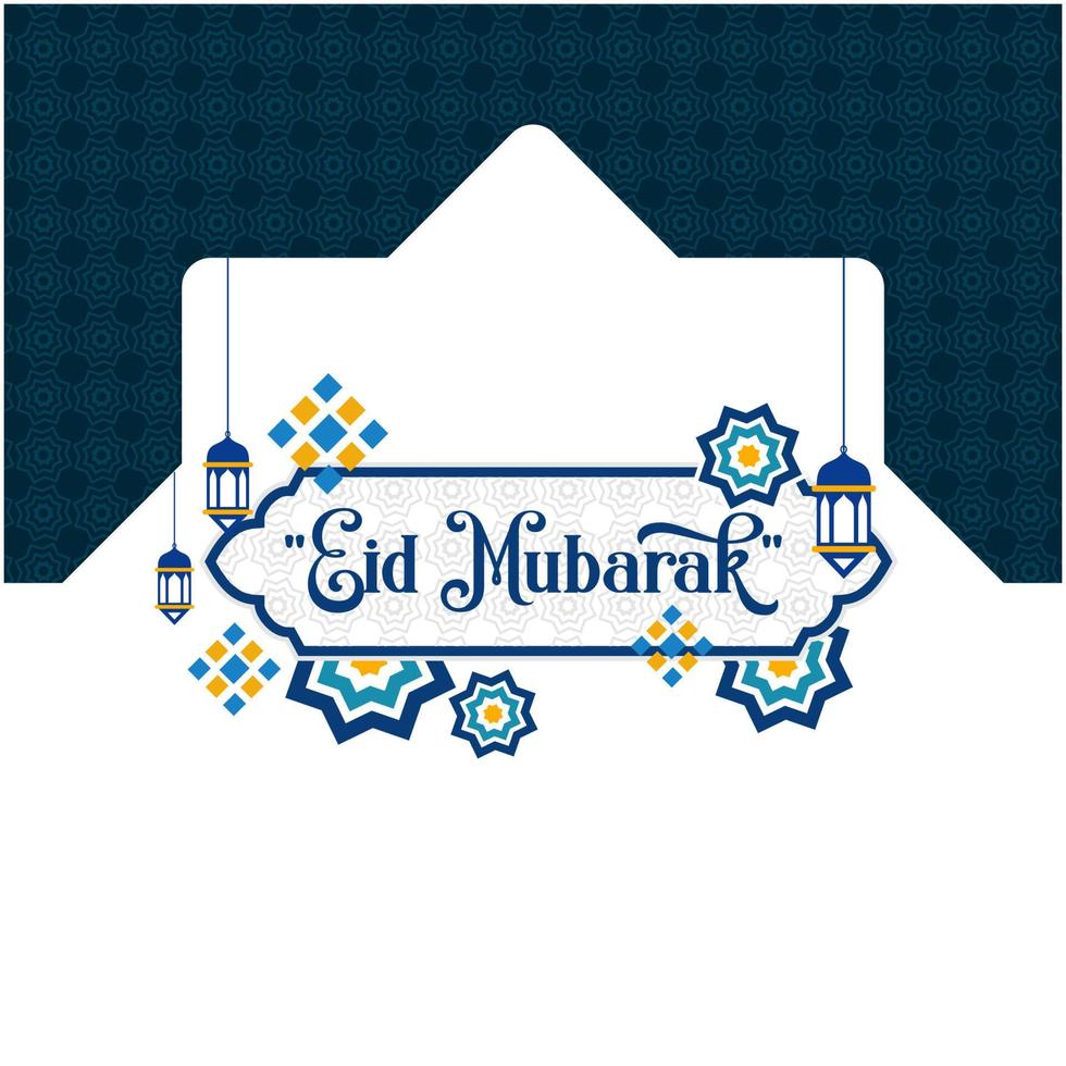 EID MUBARAK BACKGROUND vector