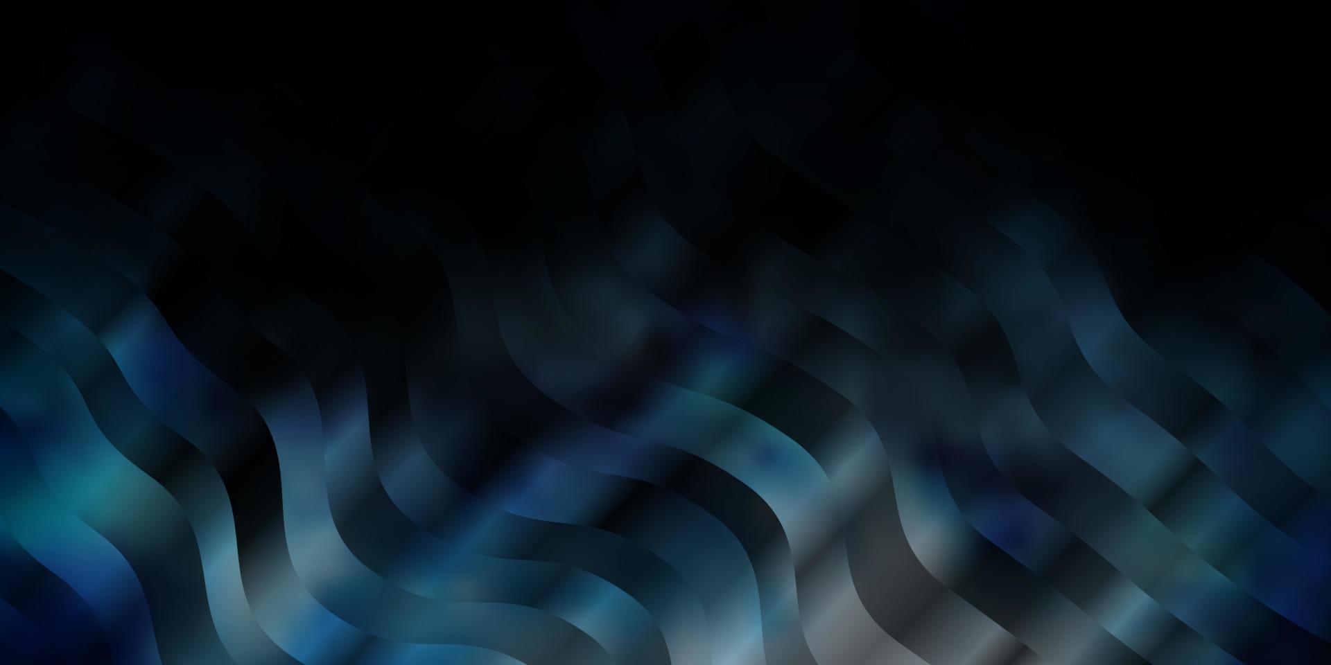 Dark BLUE vector background with lines.