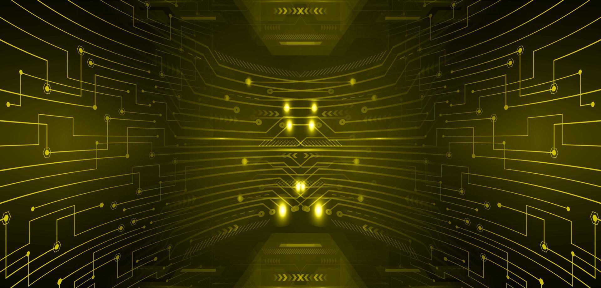 cyber circuit future technology concept background vector