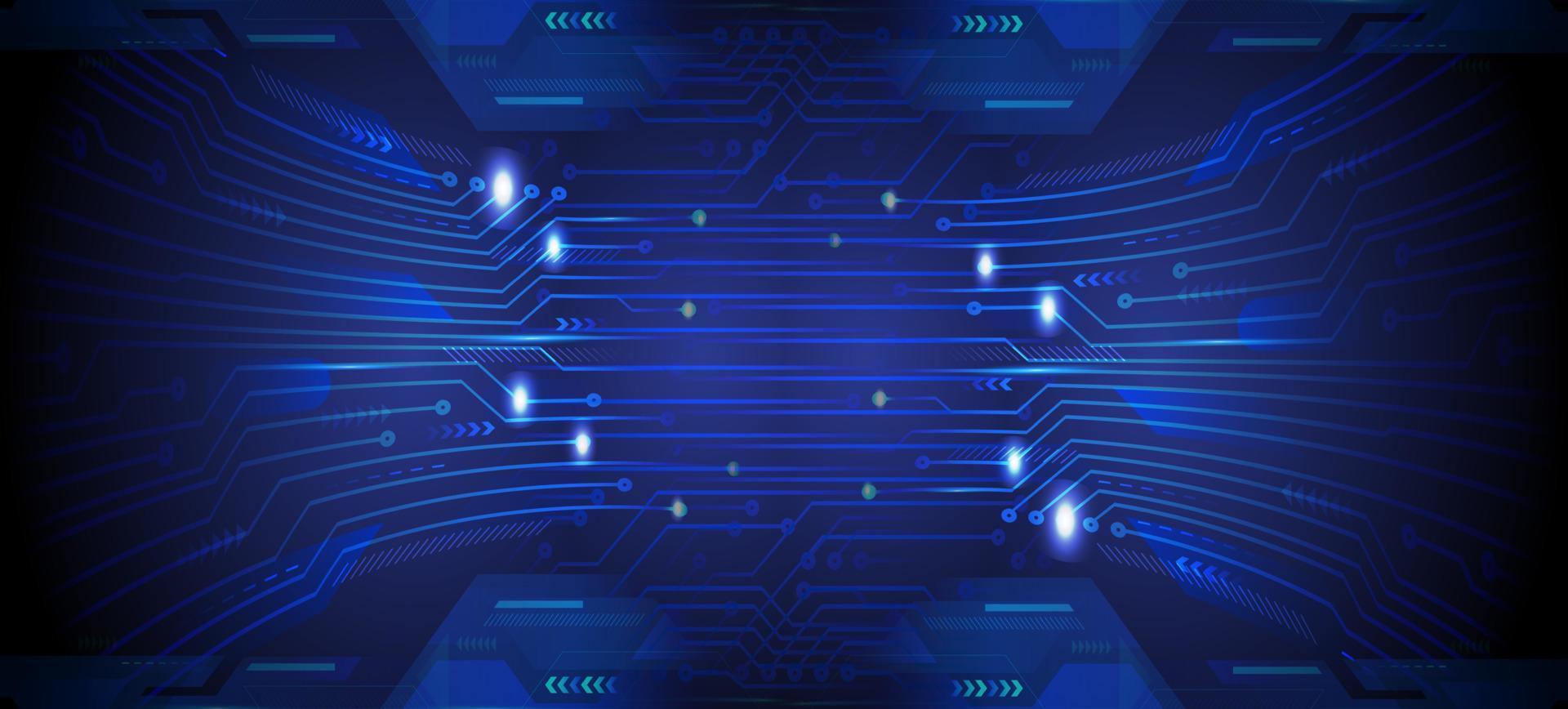 cyber circuit future technology concept background vector