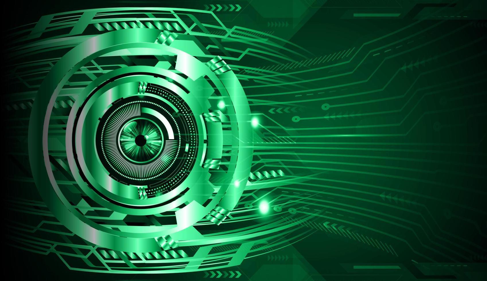 eye cyber circuit future technology concept background vector