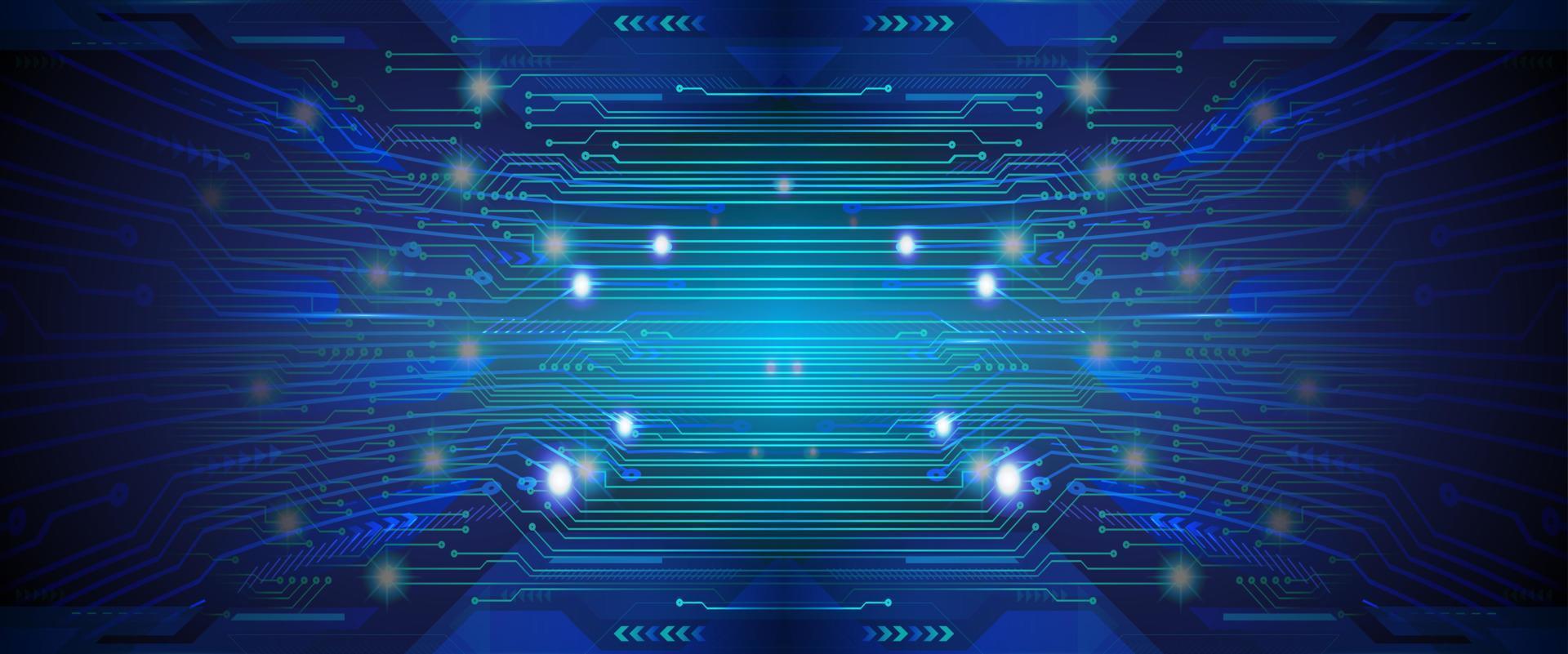 cyber circuit future technology concept background vector