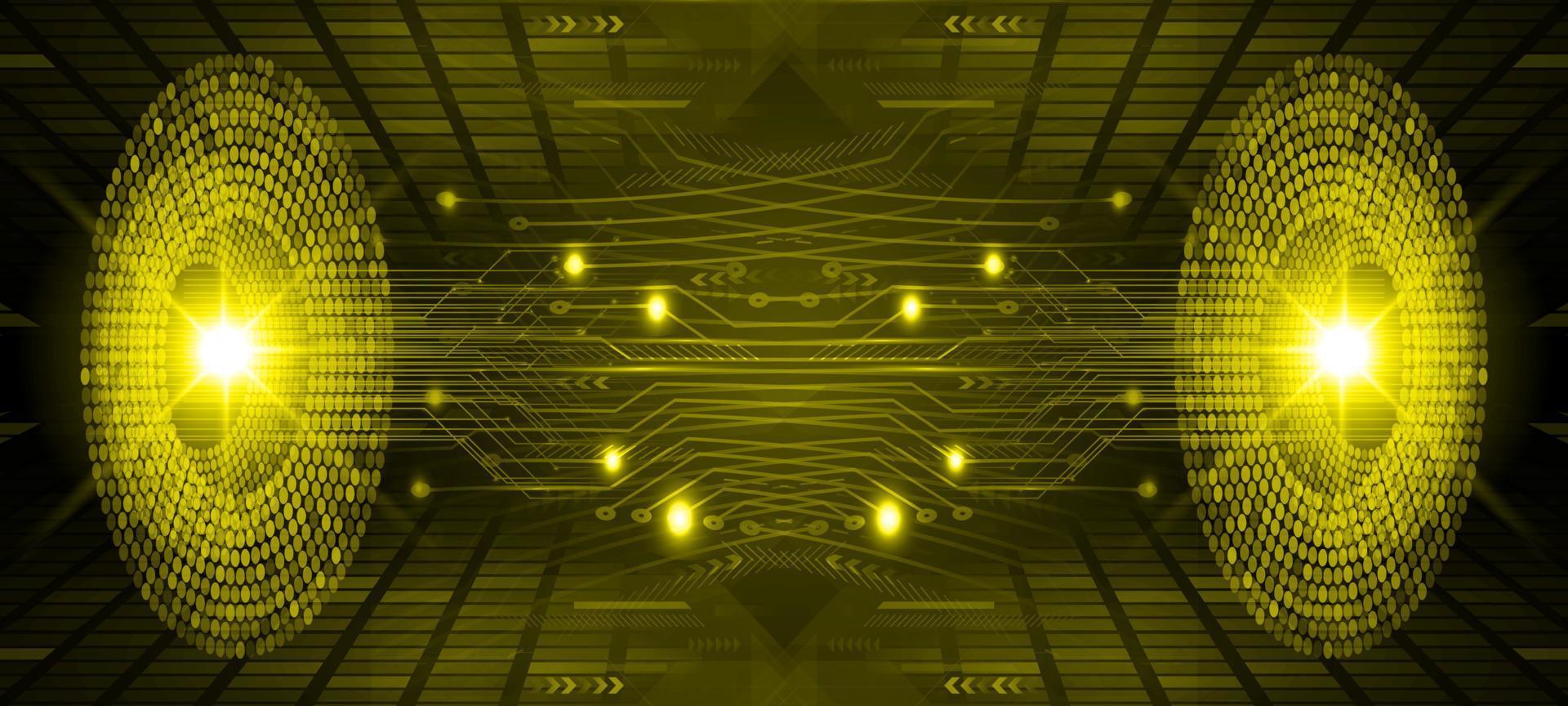 cyber circuit future technology concept background vector