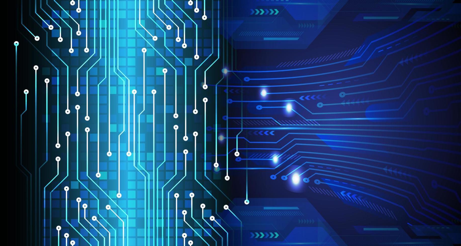 cyber circuit future technology concept background vector