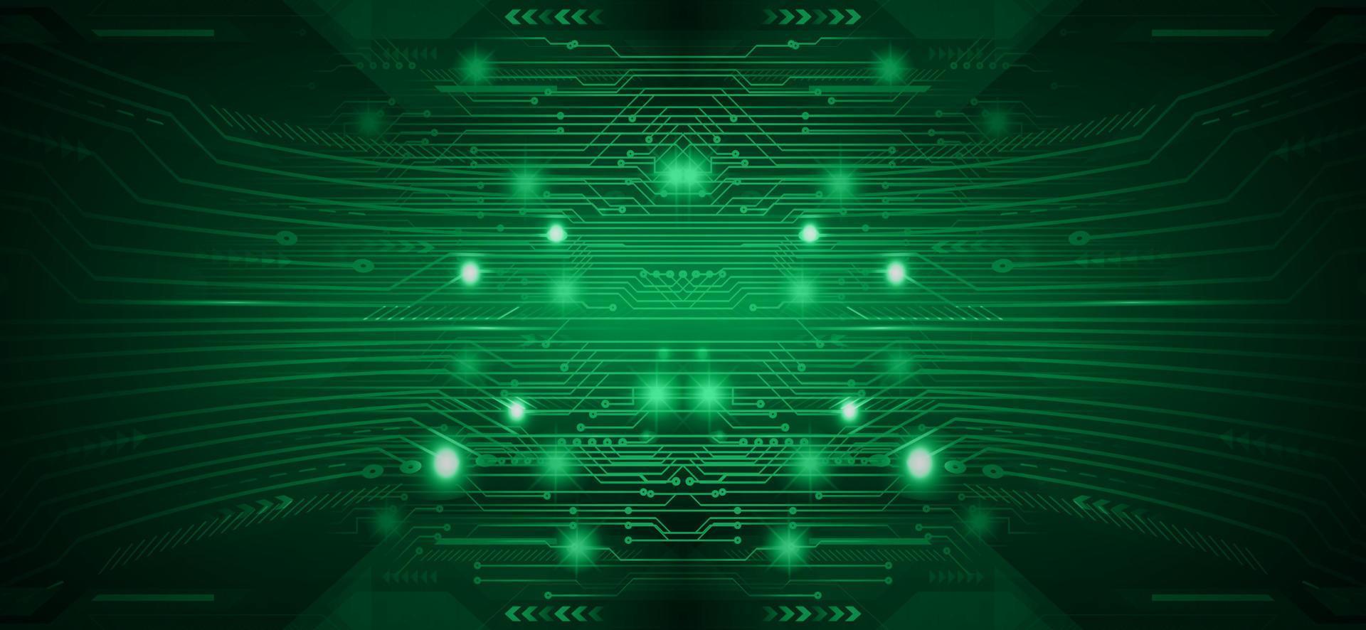 cyber circuit future technology concept background vector
