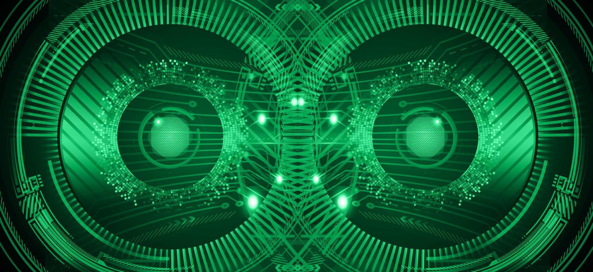 cyber circuit future technology concept background vector