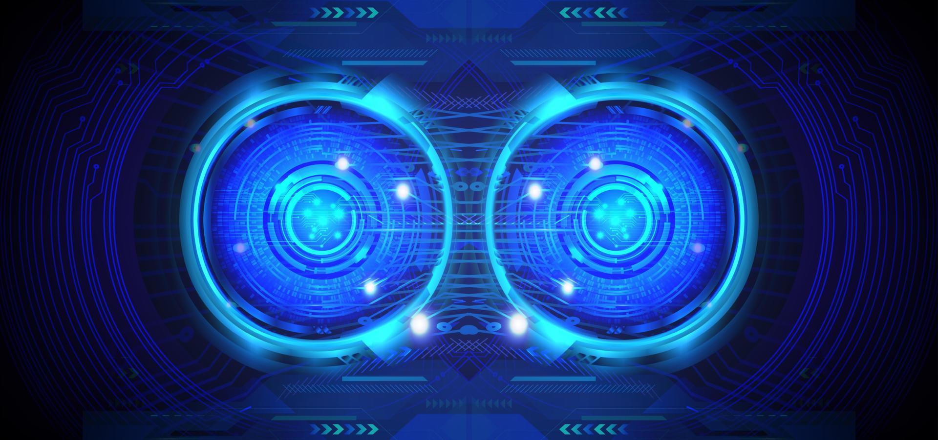 cyber circuit future technology concept background vector