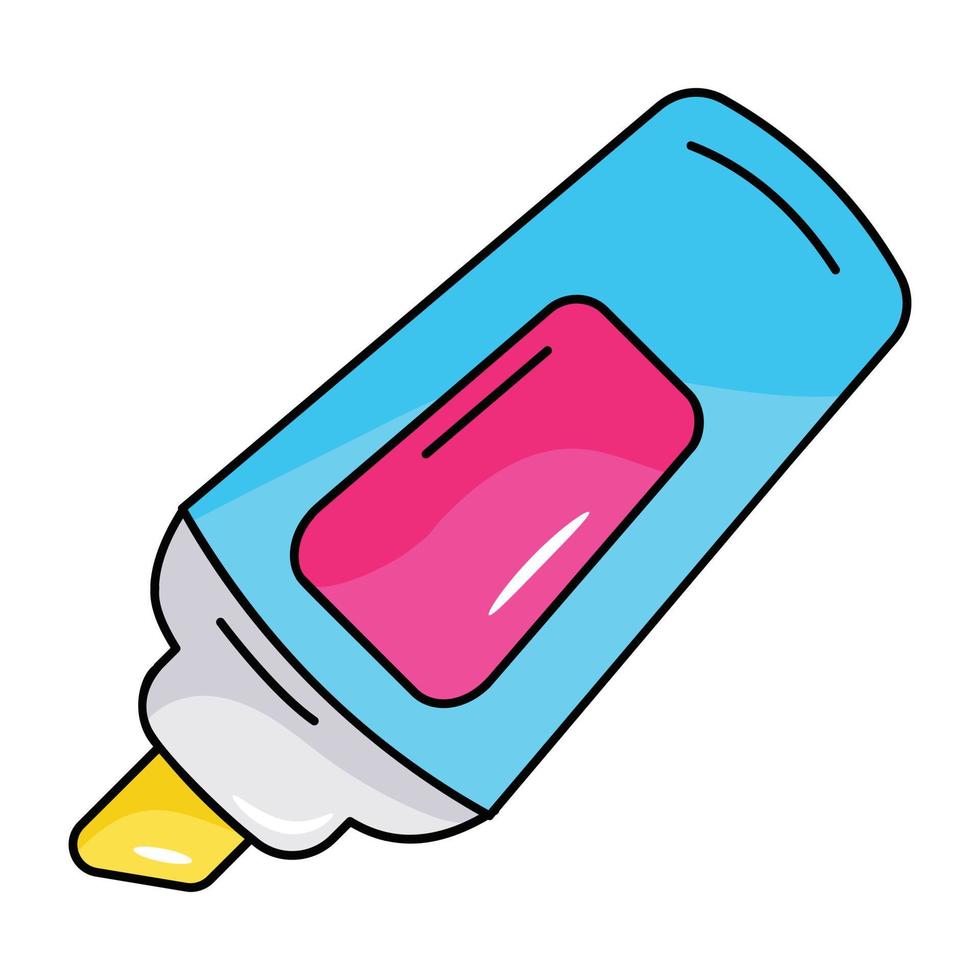 A handy flat icon of highlighter vector