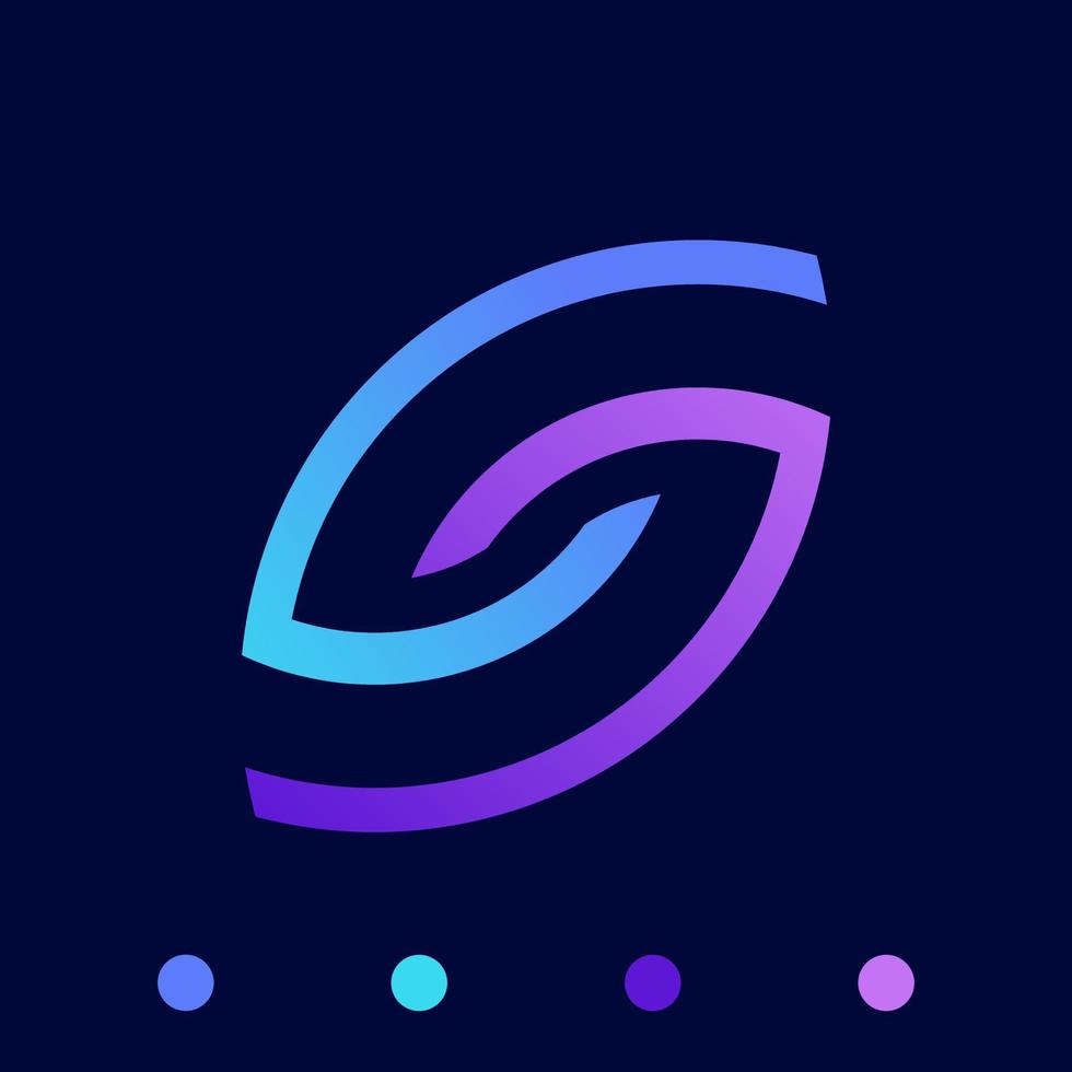 S Modern Letter Logo Design Free Vector