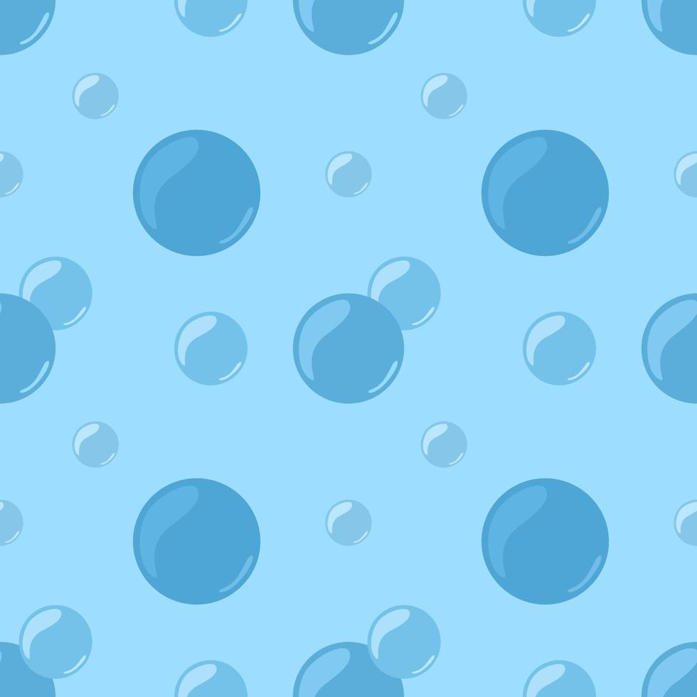 Blue bubble on blue background vector