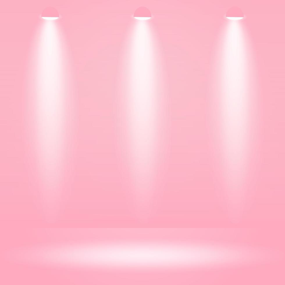 Pink pastel background. Product display presentation. 3d scene design. Stand show cosmetic product. Pastel minimal scene. Abstract creative concept. vector