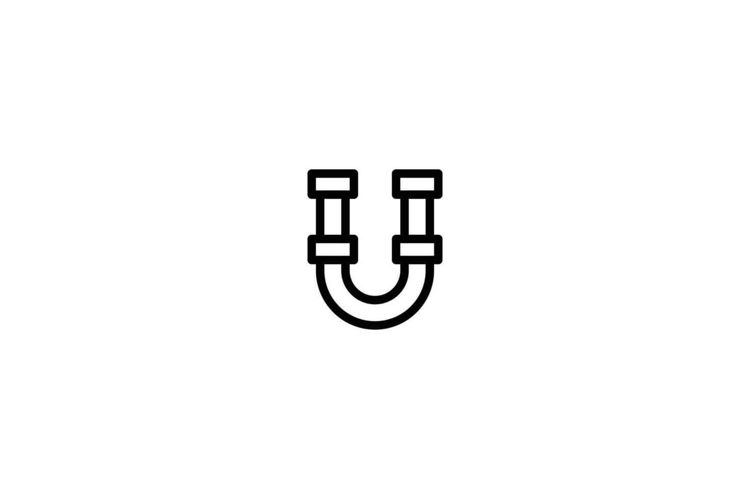 Pipeline Icon Plumbing Line Style Free vector