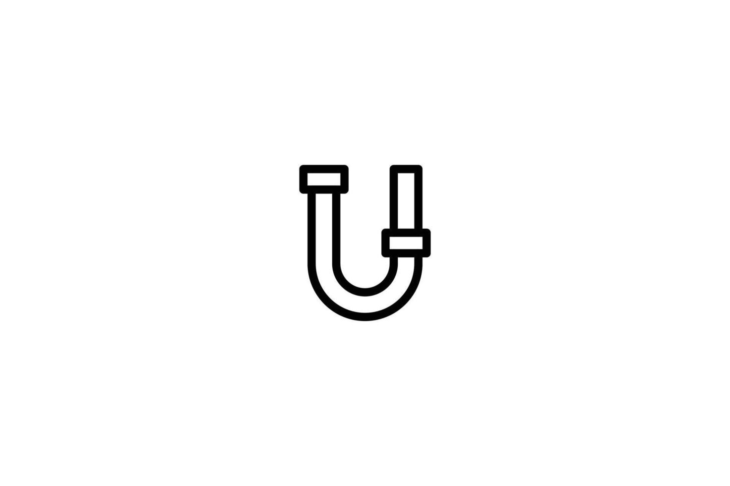 Pipeline Icon Plumbing Line Style Free vector