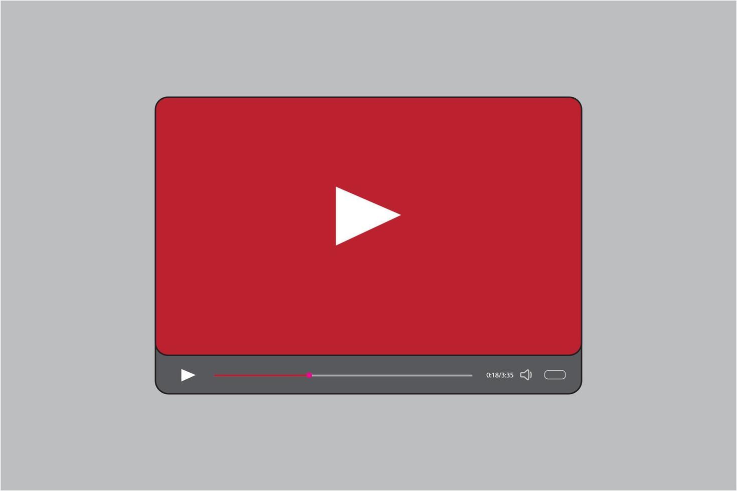 video player vector free download