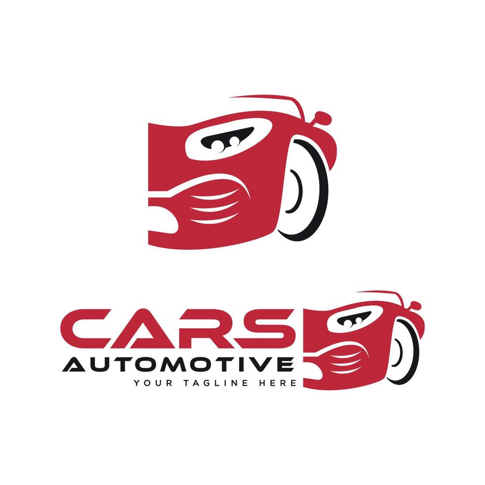 car automotive logo design template vector