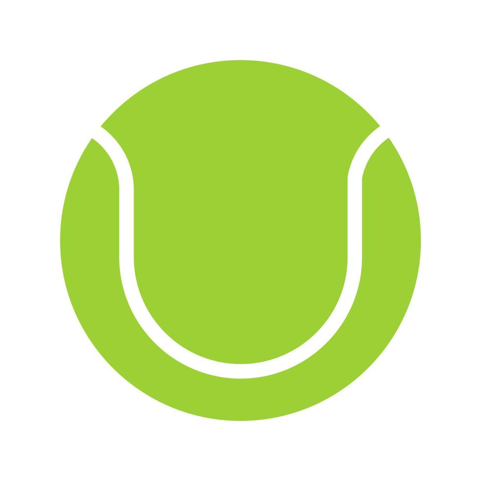 tennis ball vector icon