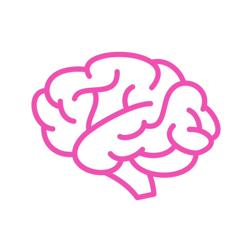 icono de vector de cerebro