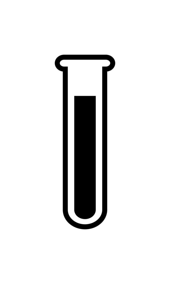 test tube vector icon