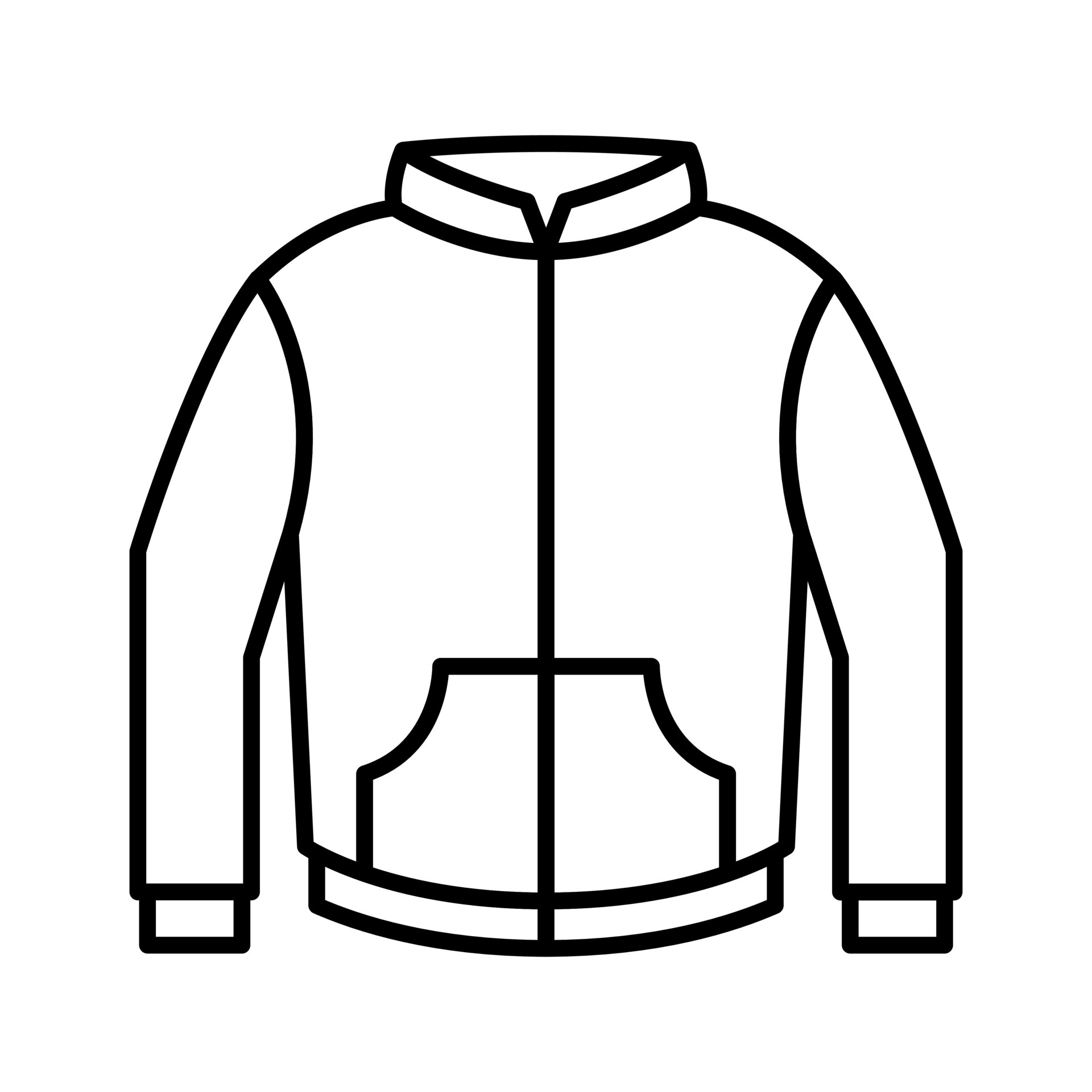 travel jacket icon