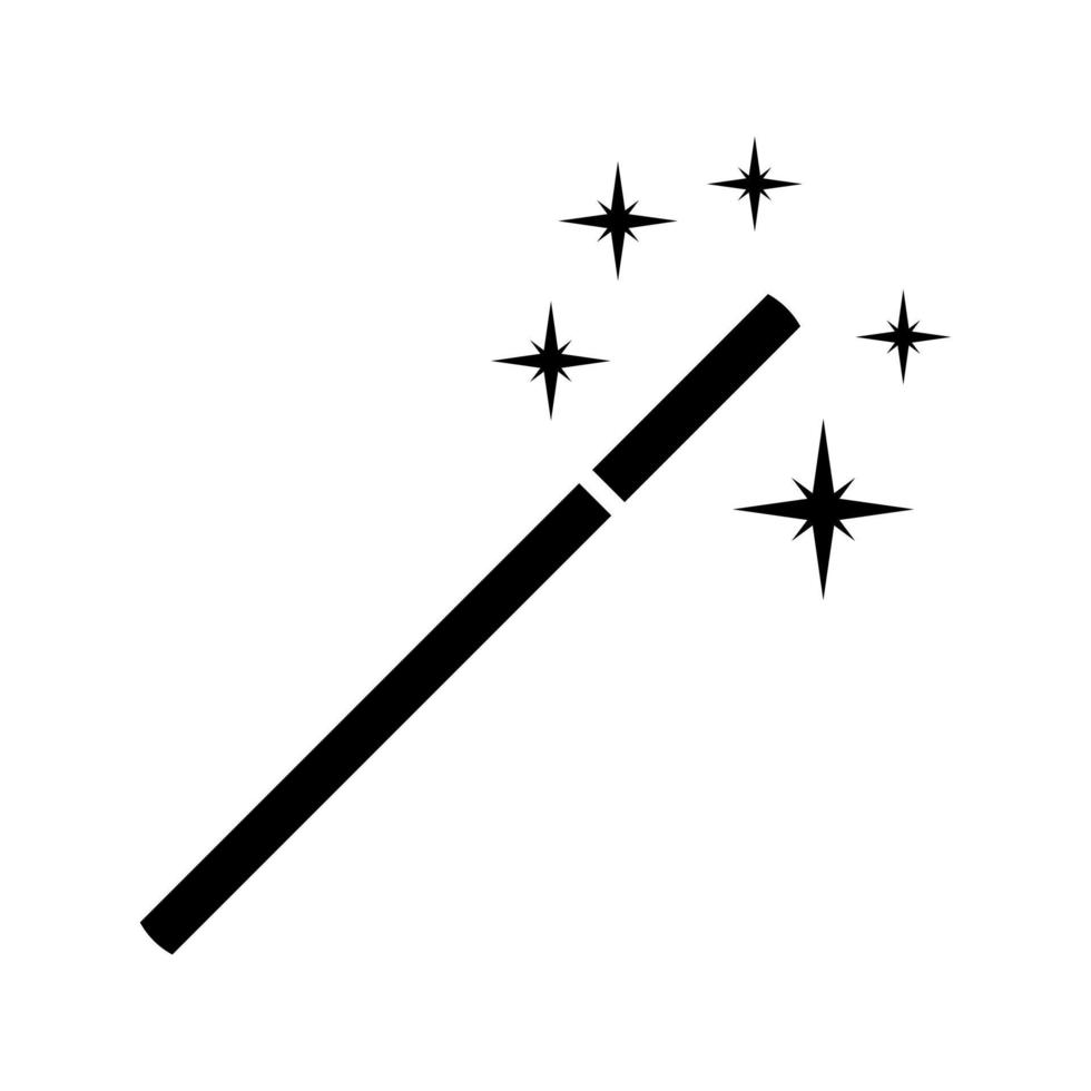 magic wand vector icon
