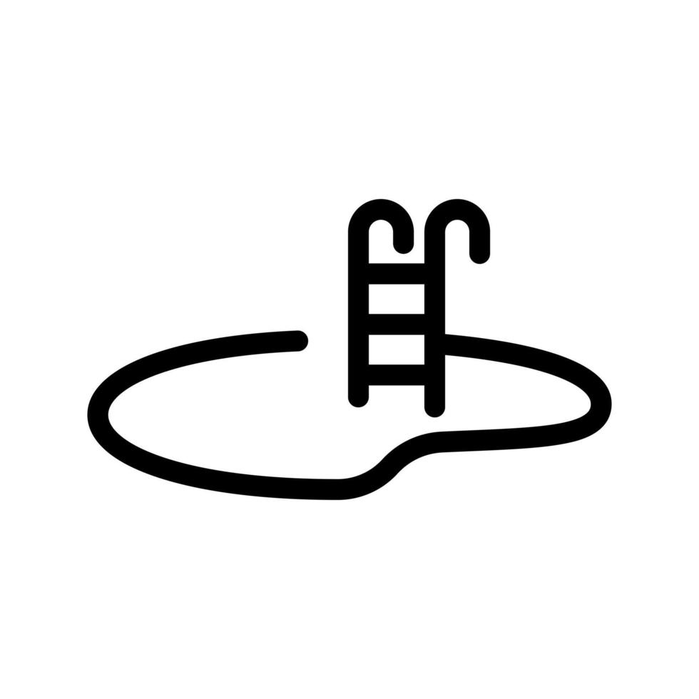 swimming pool vector icon