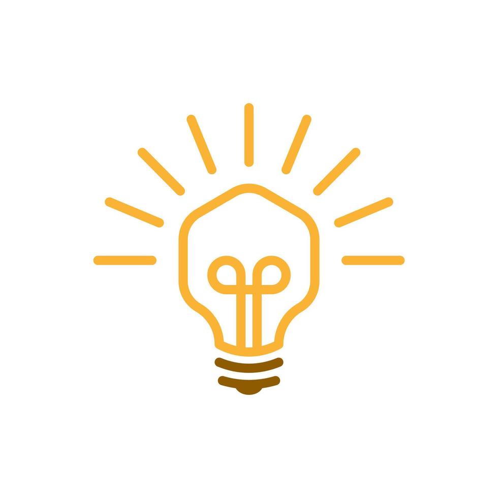 light bulb vector icon