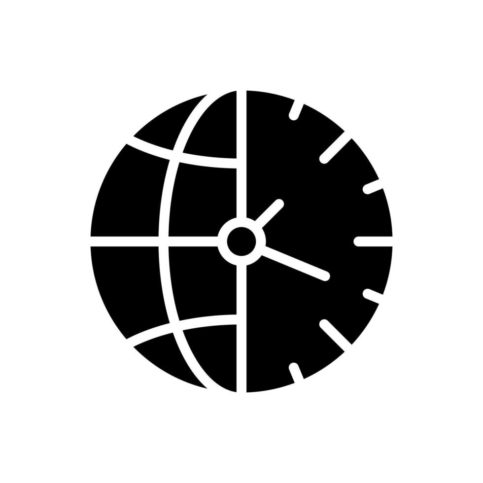 time zone vector icon