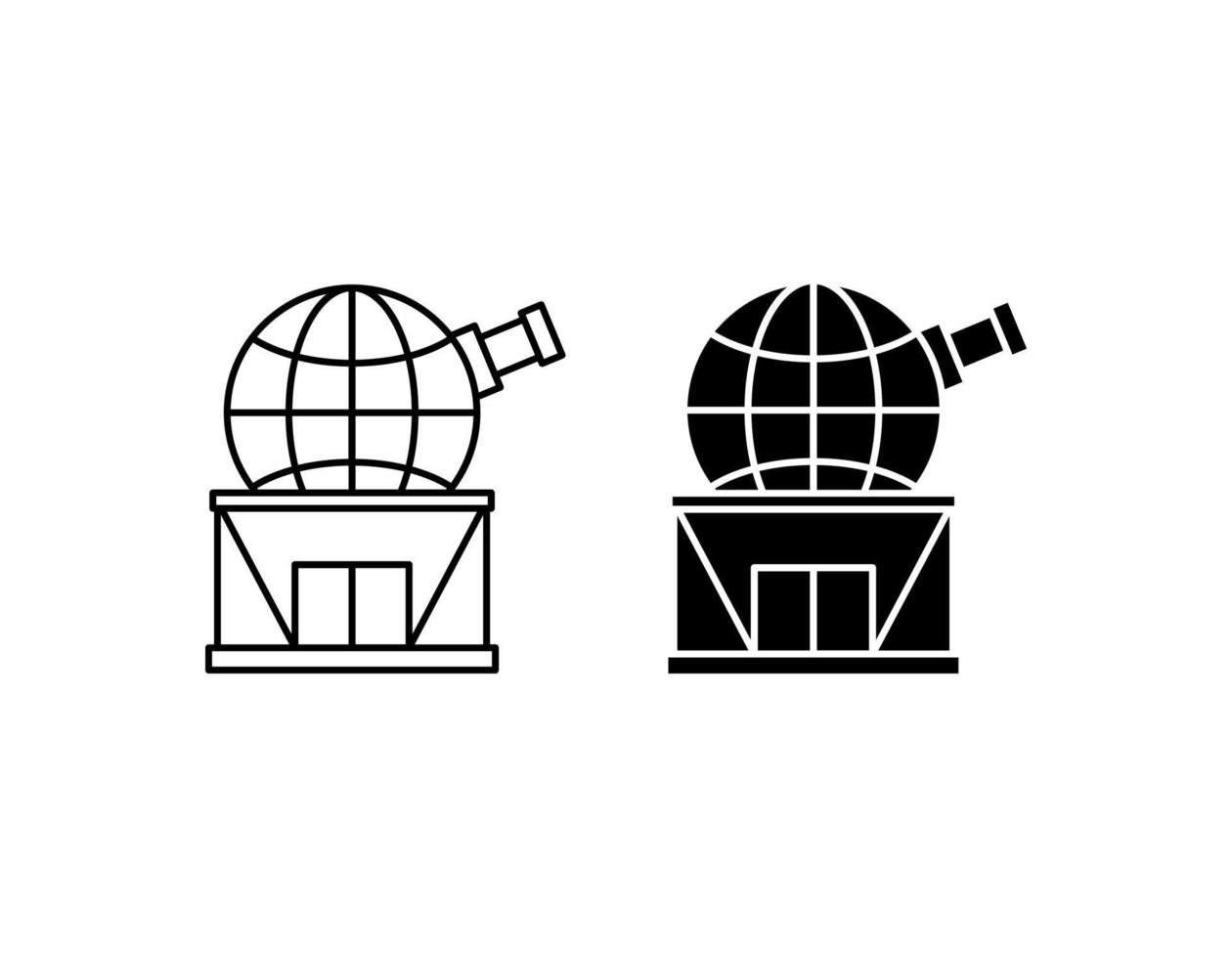 star observatory icon vector