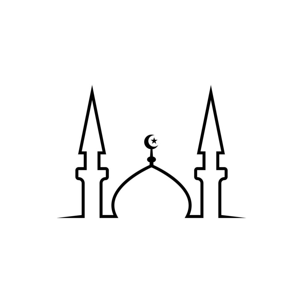 mosque vector icon