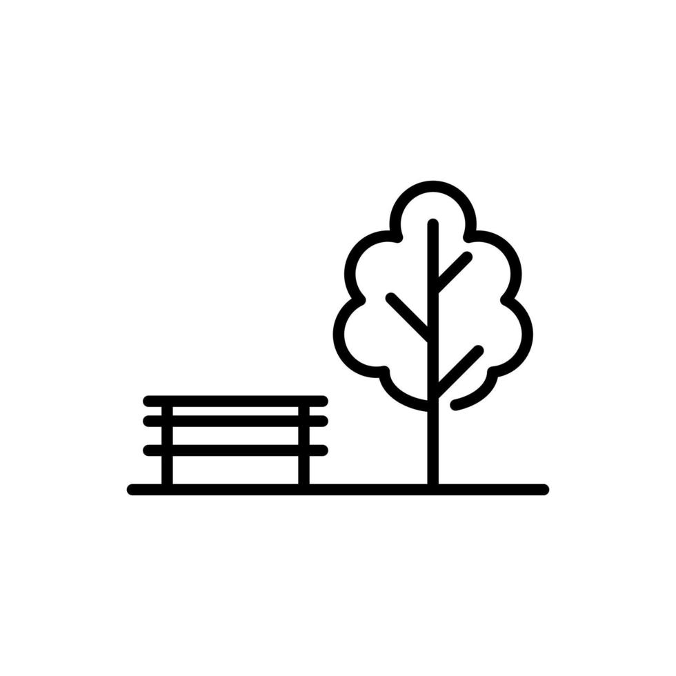 park vector icon