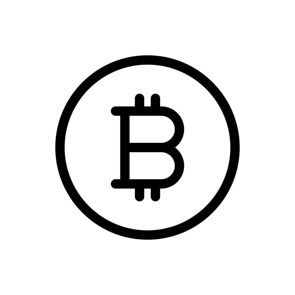 bitcoin vector icon