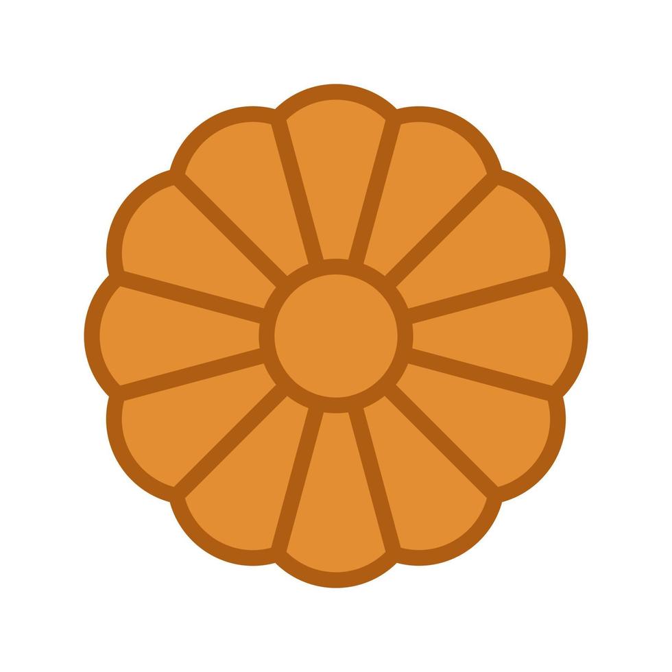 mooncake vector icon