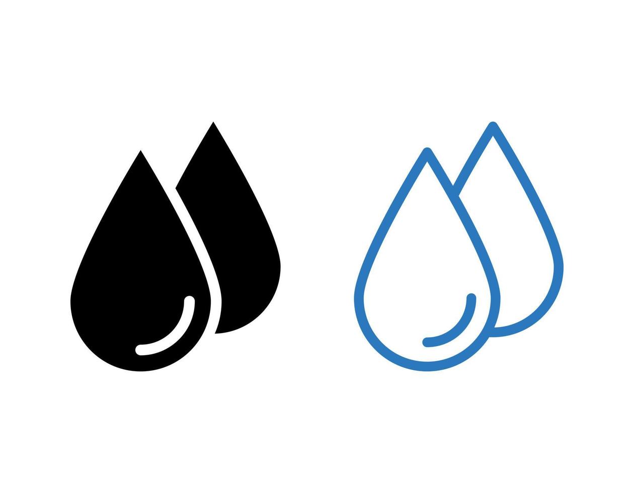 water drop vector icon