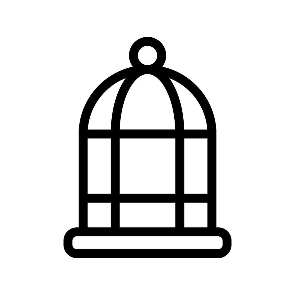 bird cage vector icon