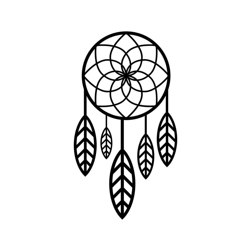 dream catcher vector icon