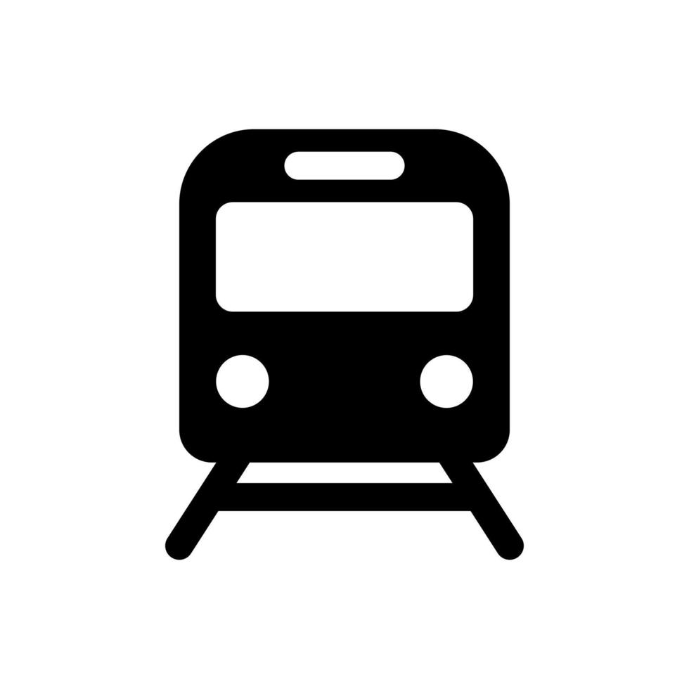 icono de vector de tren