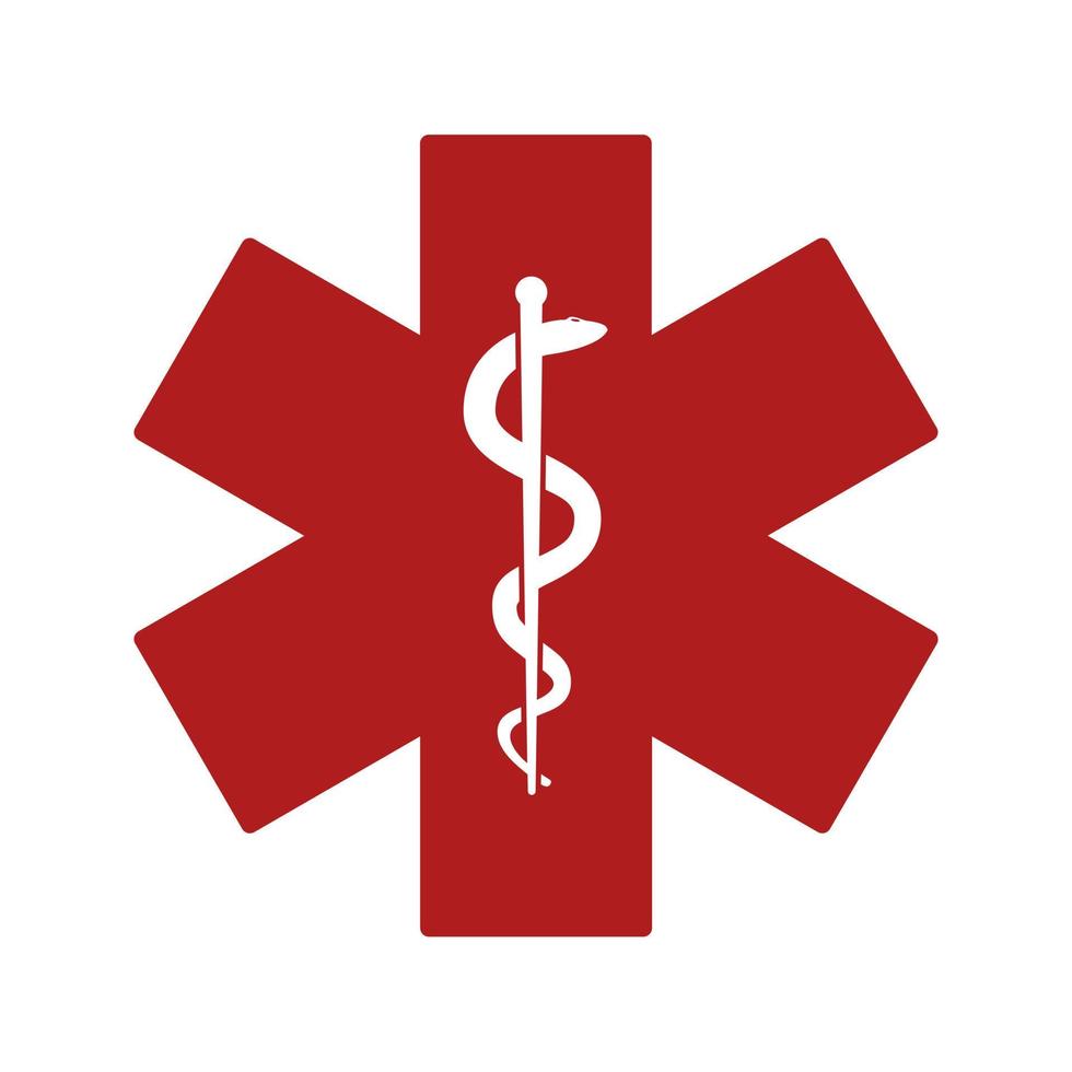 icono de vector de alerta de emergencia médica