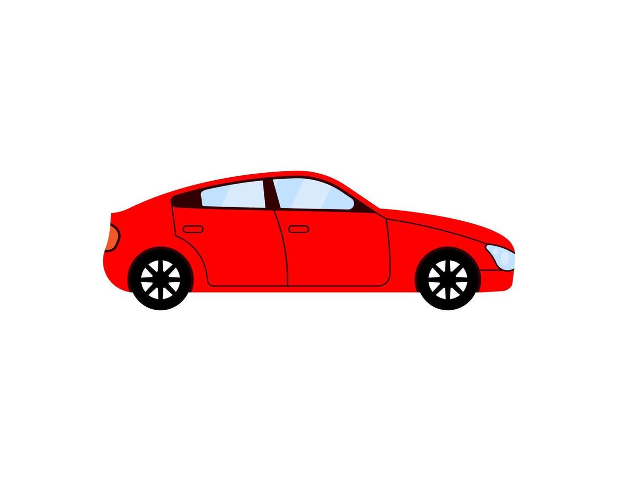 Ilustración de vector de coche deportivo