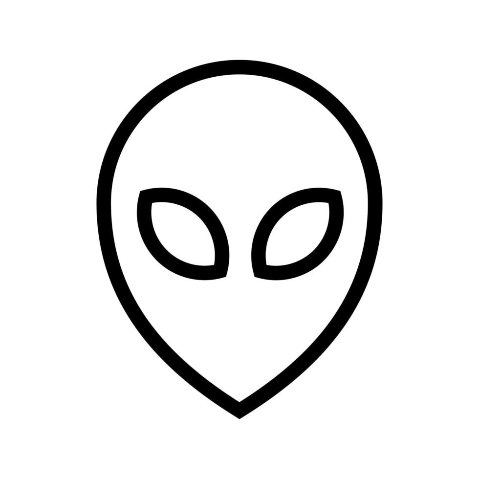 alien vector icon