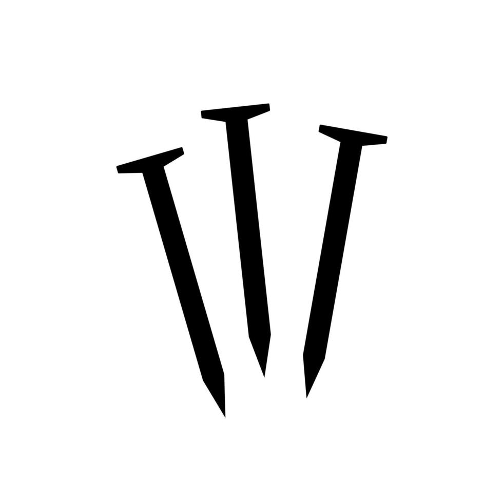 wire nails vector icon