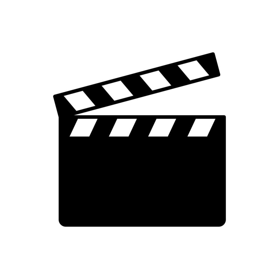 film clapperboard vector icon
