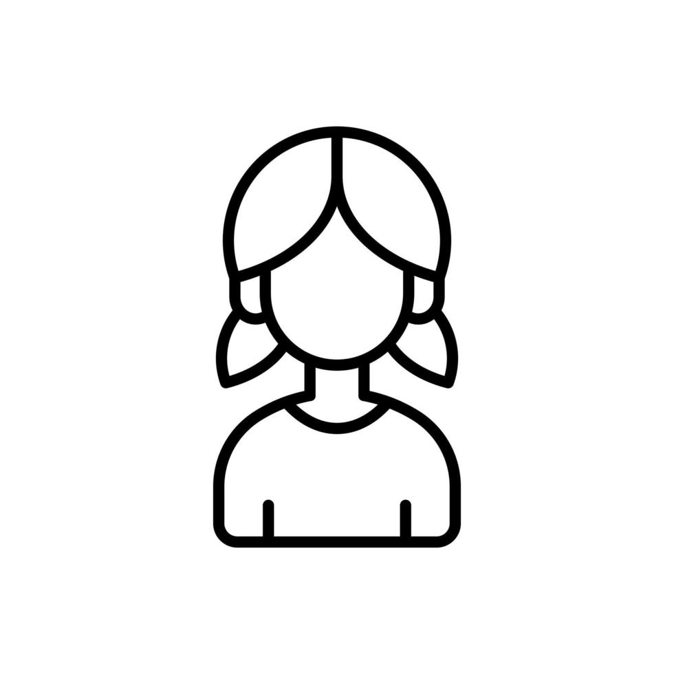 daughter vector icon