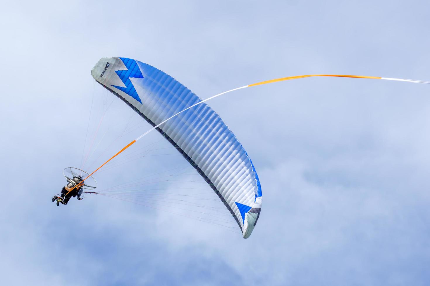 Shoreham-by-Sea, West Sussex, UK, 2014. Powered hang glider photo