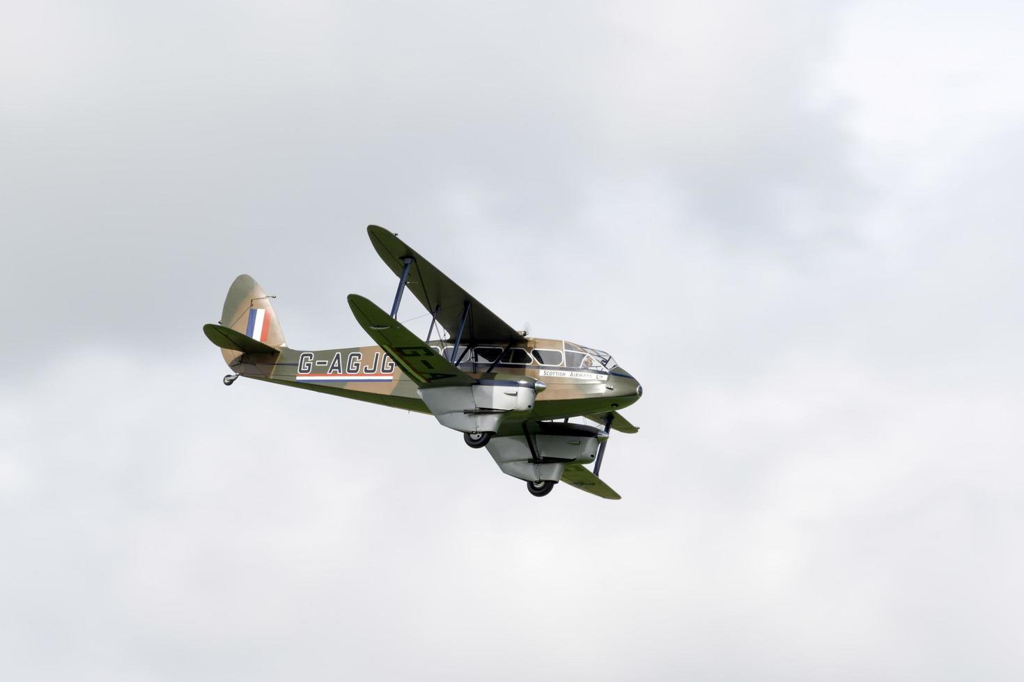 Shoreham-by-sea, West Sussex, Reino Unido, 2014. De Havilland dh89a dragon rapide foto