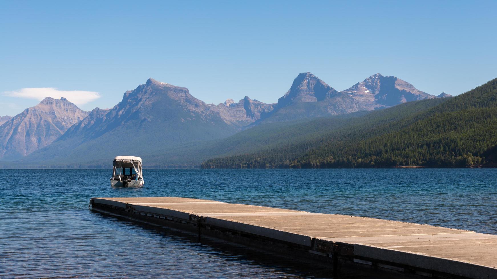 LAKE MCDONALD, MONTANA, USA, 2013. View of Lake McDonald photo