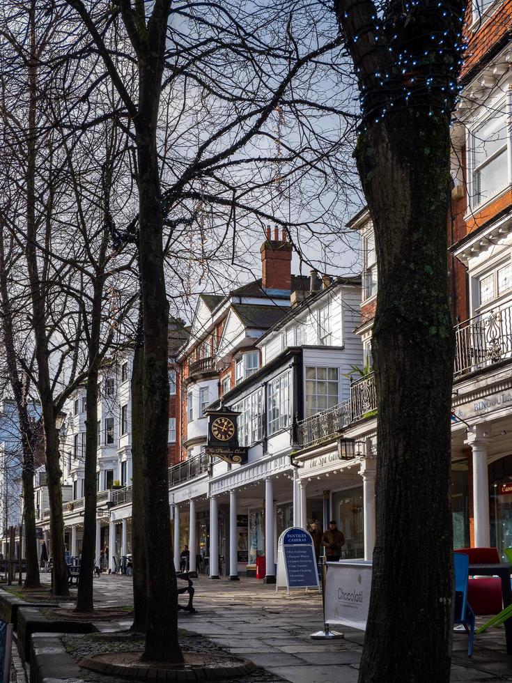 tunbridge wells, kent, reino unido, 2018. vista de los pantiles foto