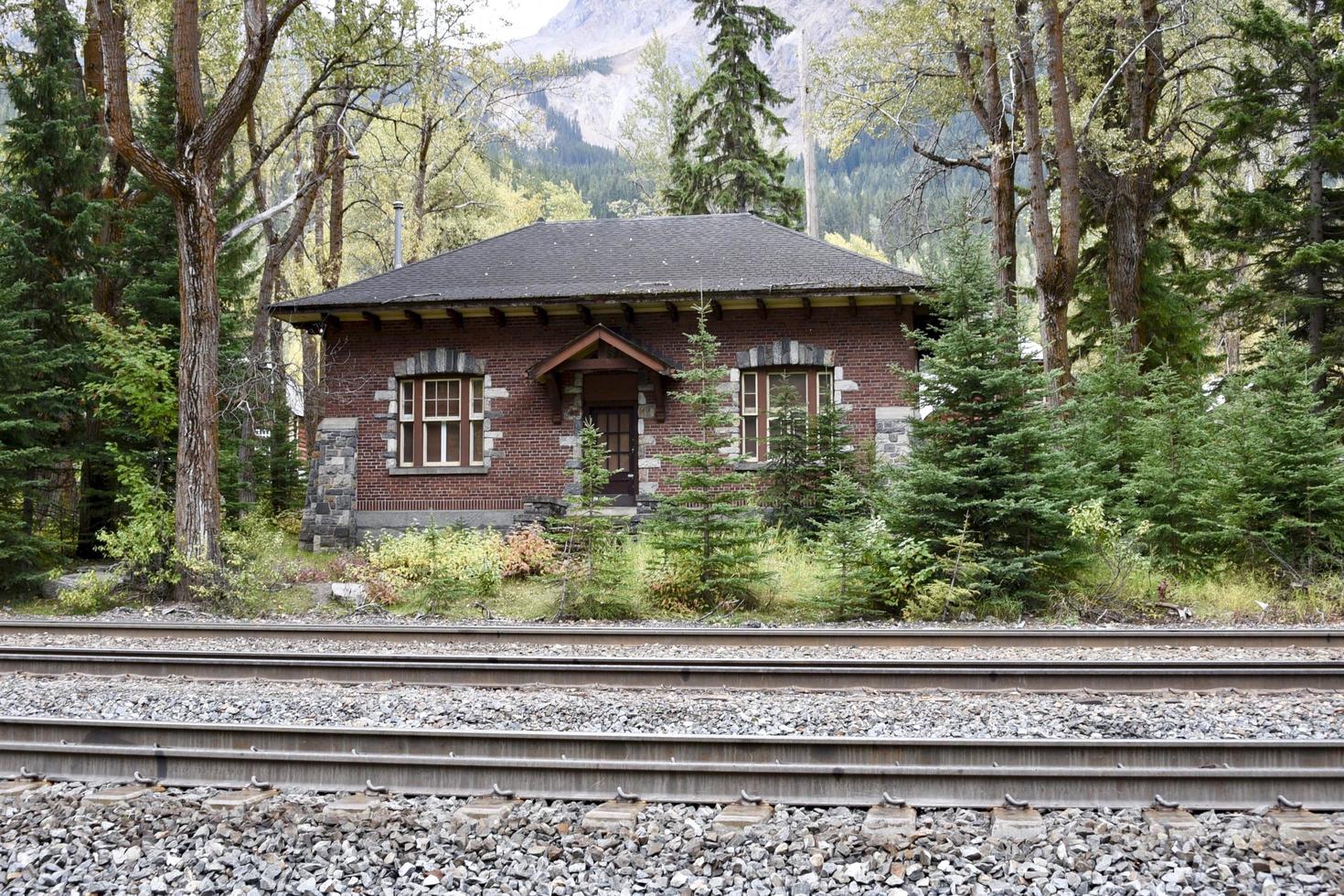 the old telegraph office in Field, British Columbia photo