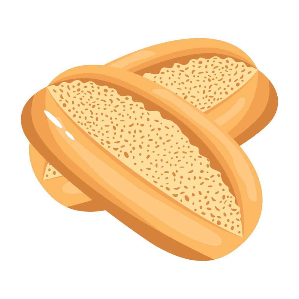 Download premium isometric icon of hot dog vector